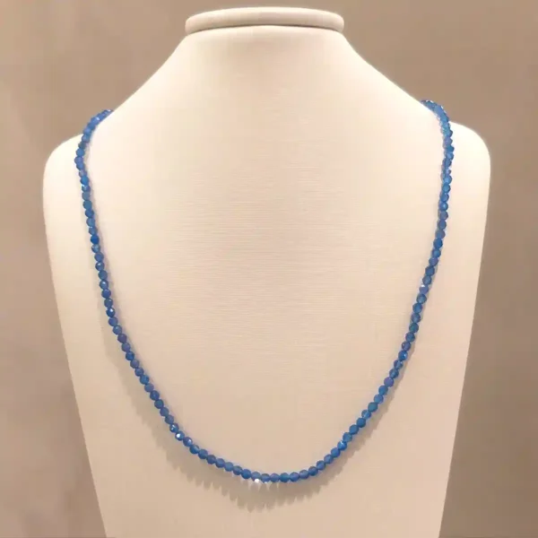 Gargantilha Cristal Azul