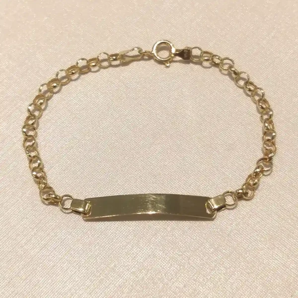 Pulseira Infantil Portuguesa c/ Placa