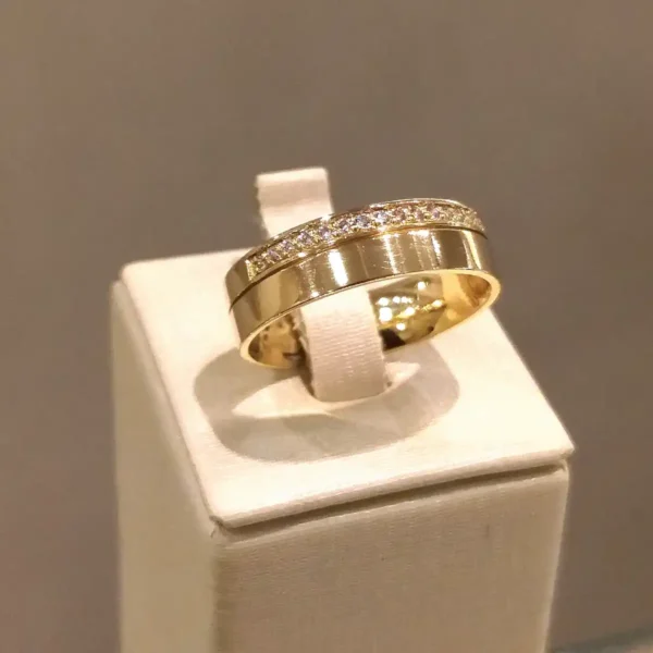 Par de Alianças de Casamento 20 Brilhantes - Image 5
