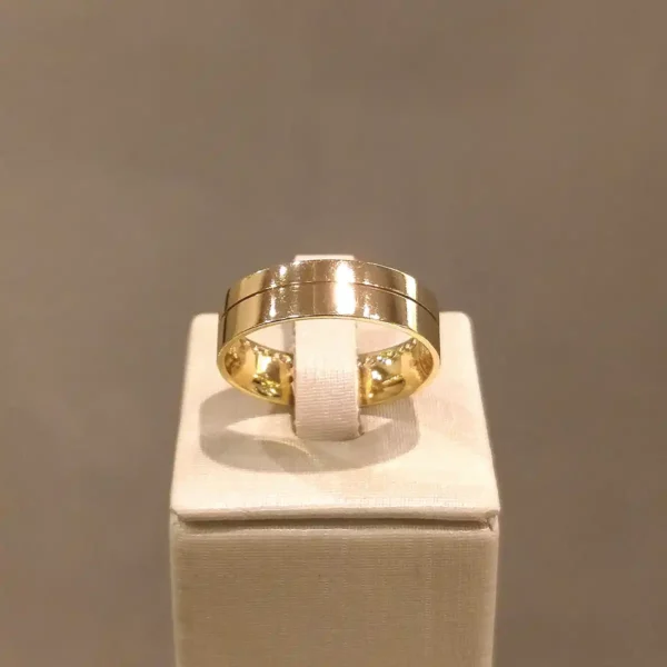 Par de Alianças de Casamento 20 Brilhantes - Image 8