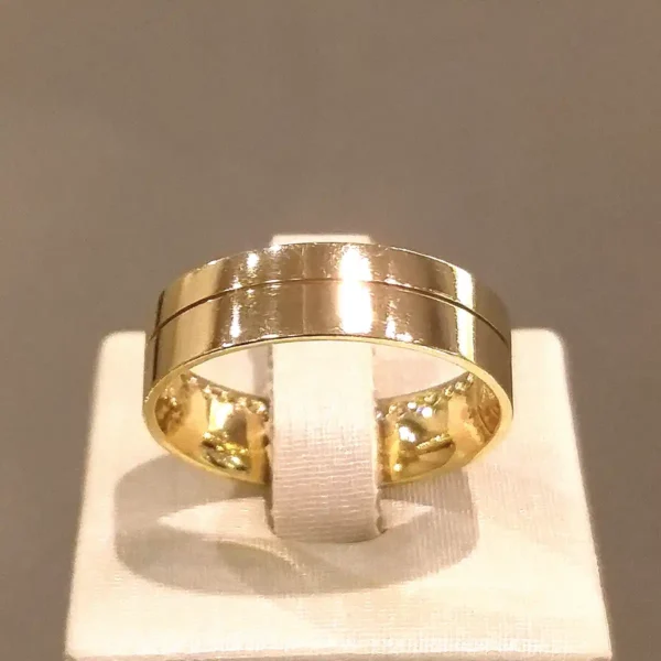 Par de Alianças de Casamento 20 Brilhantes - Image 2
