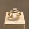 Par de Alianças de Casamento Côncava Trabalhada - Image 4