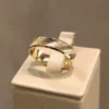 Par de Alianças de Casamento Côncava Trabalhada - Image 3